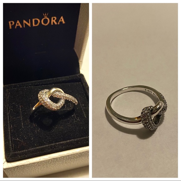 Knotted Heart ❤️ Ring - Picture 1 of 3